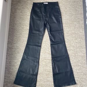 Flare Pleather Pants Size 28